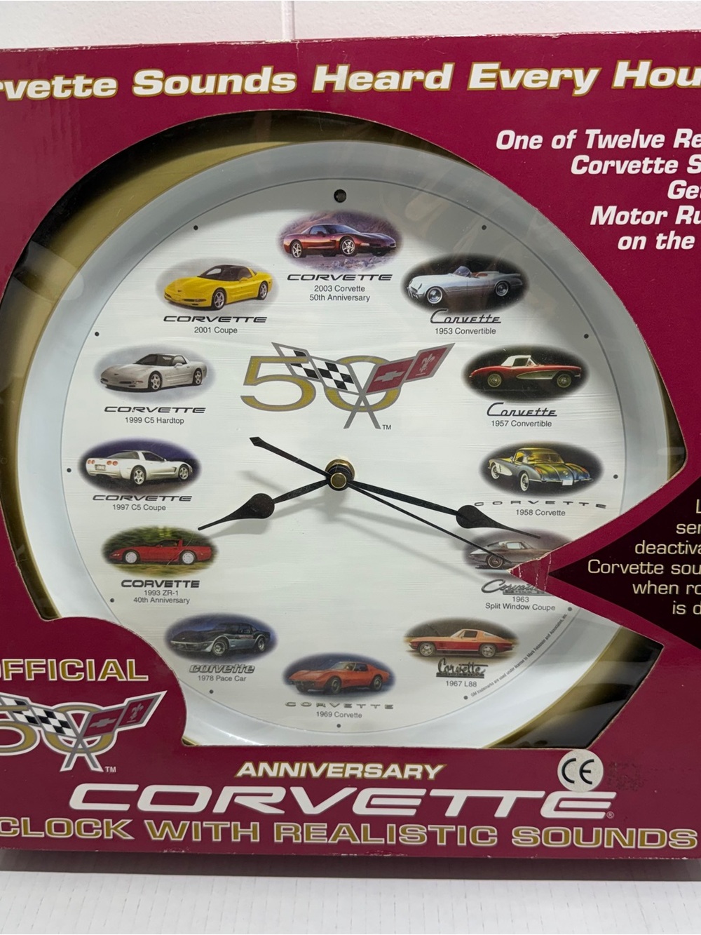 Corvette’s Anniversary Collector’s Clock